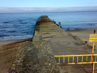 Ustka - trzecie molo - fot. M. G�azi�ska