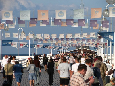 Sopot - molo - pod koniec sezonu
