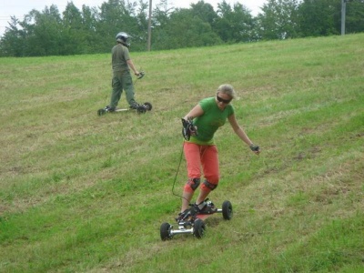 Mountainboarding na Kaszubach - fot. Kosza�kowo (Szymbark)