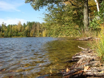 Jezioro przy drodze Sierakowice - L�bork