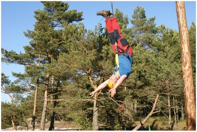 Skok wahad�owy nad morzem - w Power Park �eba