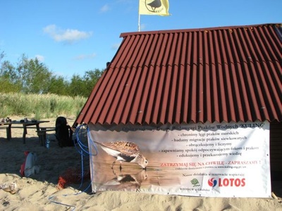 Schronisko badawcze na cyplu Mewia �acha