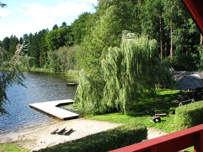 �owisko w�dkarskie Niedamowo nad jeziorem Gubel