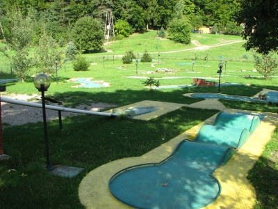 Mini golf w Pensjonacie Stolem