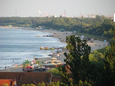 Gda�sk  Jelitkowo widziane z Sopotu