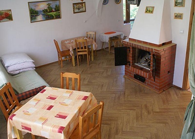 Domek ca�oroczny z kominkiem na Kaszubach w Sul�czynie