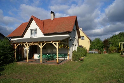 Domek ca�oroczny z kominkiem na Kaszubach w Sul�czynie
