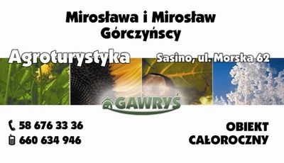 Agroturystyka Miros�awa i Miros�aw G&oacute;rczy�scy - Sasino