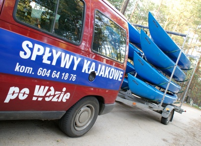 Wda - na sp�ywy kajakowe zaprasza OW Mleczarz z Ocypla